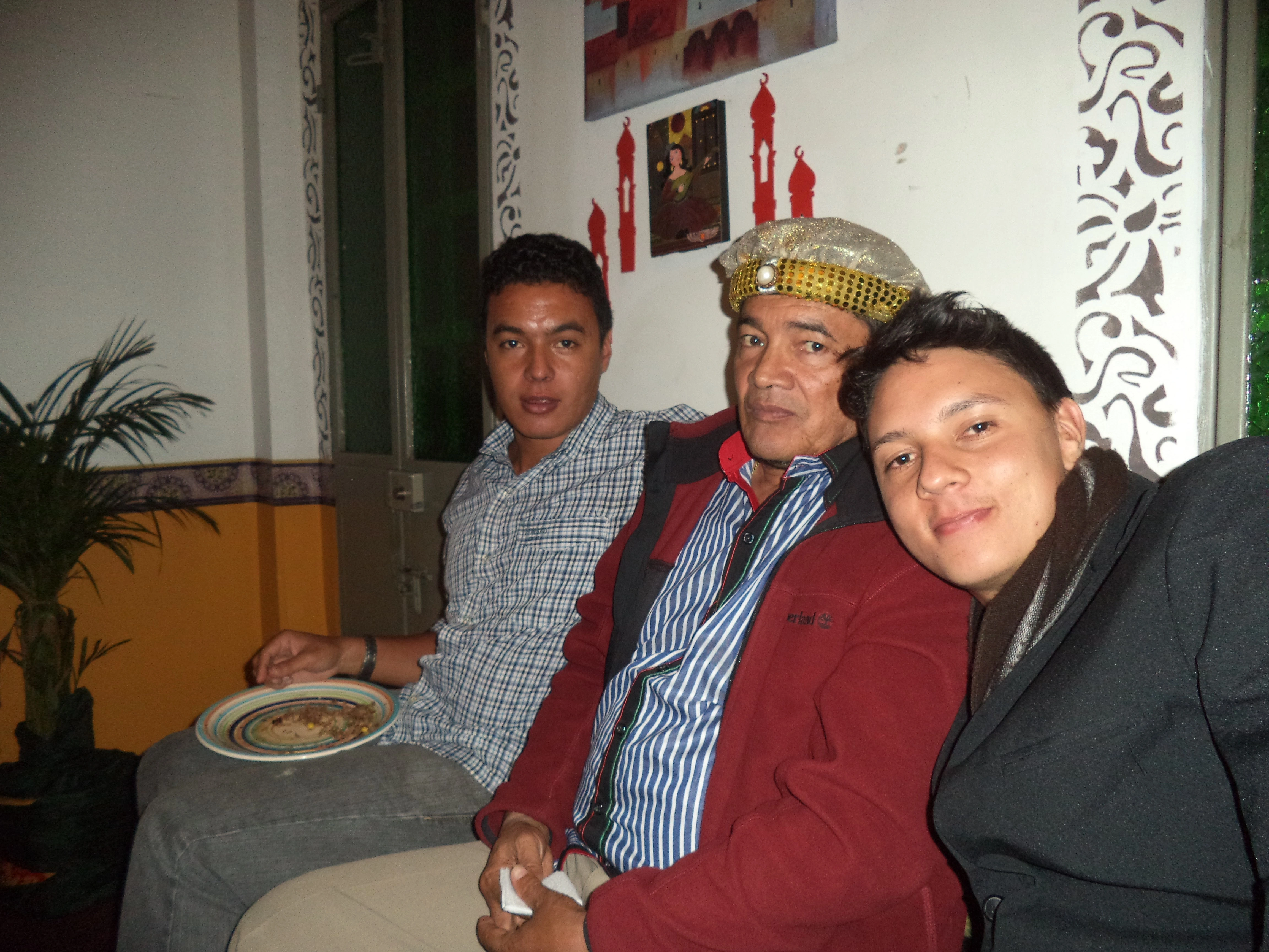 Carlos with dad